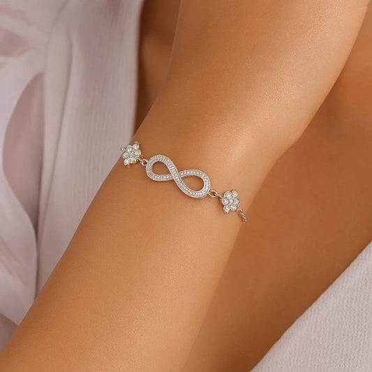 Eternal Bloom Silver Bracelet