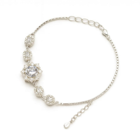 CELESTIAL GLOW SILVER BRACELET